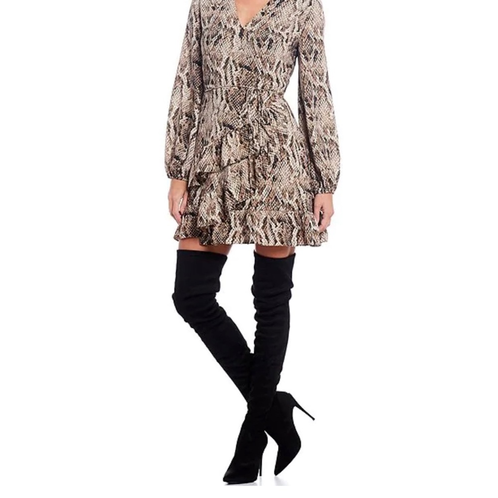 1. State Python Print Wrap Dress (0) - image 6